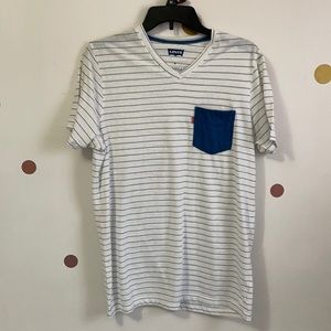 Levi Strauss Médium Mens One V neck striped shirt